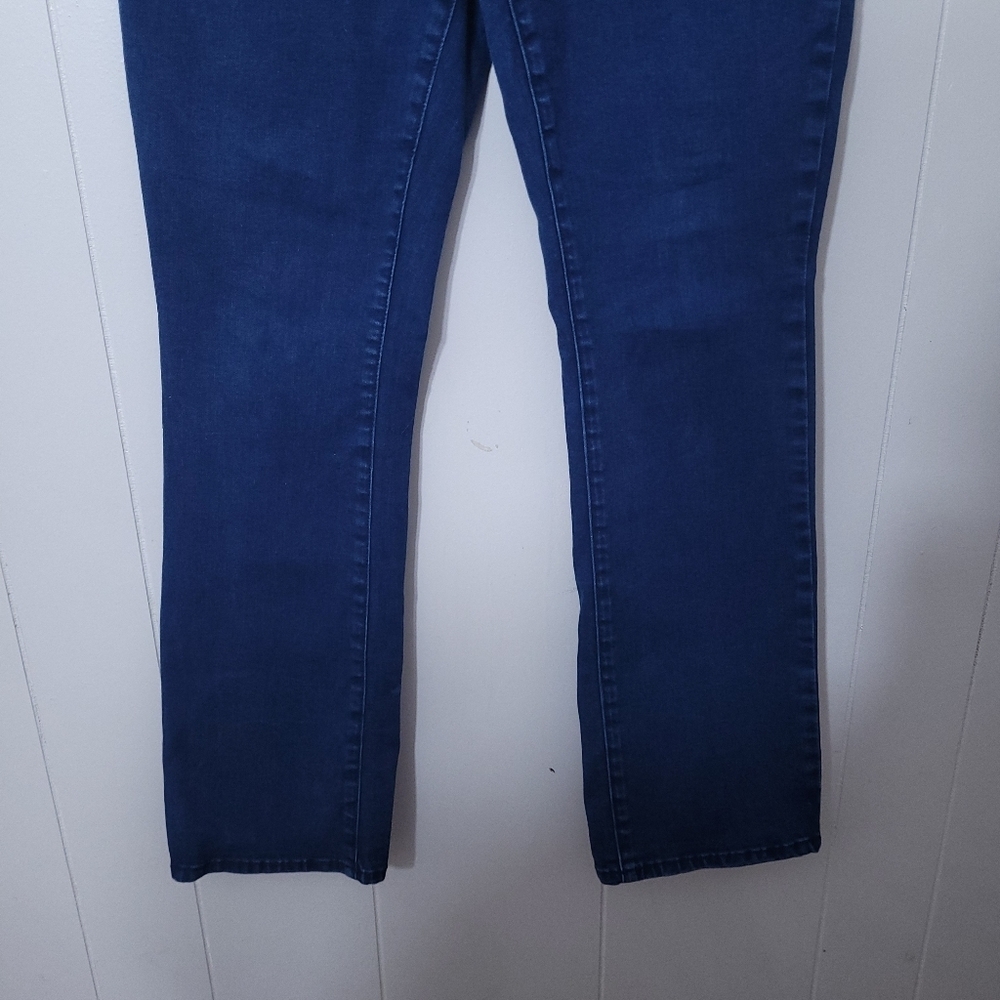 NYDJ Lift Tuck Slim Bootcut Stretch Denim Women's Jeans Size 8P - Picture 3 of 10